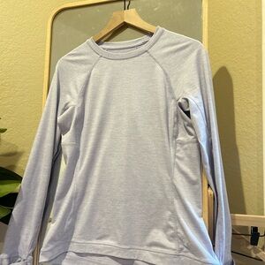 Light Gray Long Sleeve Top